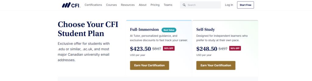 Student Membership Plan